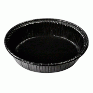 Tourtière en carton noir ø115H22mm par 100 pièces JORIDEAL - noir en carton 3519400110938