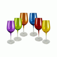 Verres Arca Tropical, lot de 6, 32 cl, colorés - multicolore verre 8057960579673