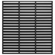 Vidaxl panneau de clôture wpc 180x180 cm noir 318111