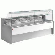Vitrine presentation profondeur 800 positif à vitre droite 90° avec... - PRO15/E8-R2
