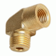 Adaptateur mâle-femelle coudé à 90° en laiton - 4 , F8X100 , 1/8 MCO