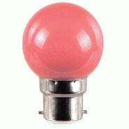 Ampoule led 1w b22 couleur rouge
