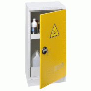 Armoire de sûreté basse ECO pour inflammables - 1 porte, produits chimiques, extincteur CO2