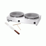 CRÊPIÈRE DOUBLE PROFESSIONNELLE DIAMÈTRE 40 CM PUISSANCE 12 000 WATTS 3614055 CRÊPIÈRE DOUBLE PROFESSIONNELLE DIAMÈTRE 40 CM PUISSANCE 12 000 WATTS 3614055