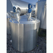 Cuve ETA 1000 L - CUV455 - Agitation Tri-pâle - Inox 304 L Cuve ETA 1000 L - CUV455 - Agitation Tri-pâle - Inox 304 L