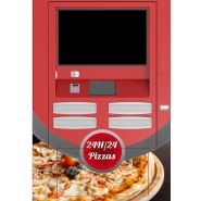 Distributeur automatique de pizzas multi quatro 4 fours, 4 choix, 64 pizzas