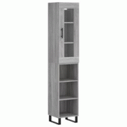 Helloshop26 - Buffet bahut commode armoire meuble de rangement organisateur cuisine salle de séjour salon haut sonoma 34,5 x 34 x 02_0035299 - 300021