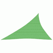 Helloshop26 - Voile d'ombrage 160 g/m² vert clair 3 x 4 x 5 m PEHD 02_0009383 - vert 3000506647768