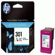HP 301 - Cartouche d'encre 3 couleurs authentique - CH562EE