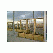 Jardinière pare-vent