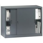 L'ARMOIRE PORTES COULISSANTES ART PROG LARGEUR 120 CM HAUTEUR 85 CM GRIS CLAIR L'ARMOIRE PORTES COULISSANTES ART PROG LARGEUR 120 CM HAUTEUR 85 CM GRIS CLAIR