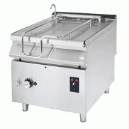 Sauteuse basculante gaz cuve inox motorisée - avec capacité 80 l et... - PVS9080BRGIM