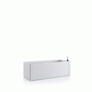 Stefanplast Pot de fleurs Natural Deluxe, 100 x 43 x 33 cm (hauteur), blanc - blanc matière synthétique 8003507757202