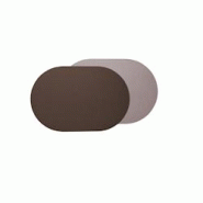 Stil Casa, set de 12 chemins de table bicolores, polyuréthane cousu, 58xh. 38 cm, finition dollar couleur marron/rose. - RUN5838-BWC Stil Casa, set de 12 chemins de table bicolores, polyuréthane cousu, 58xh. 38 cm, finition dollar couleur marron/rose. - RUN5838-BWC