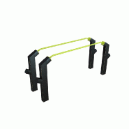Street Workout DAMAPRO - SD Dips - Station en acier galvanisé pour pectoraux et triceps Street Workout DAMAPRO - SD Dips - Station en acier galvanisé pour pectoraux et triceps