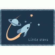 Tapis déco intérieur absorbant - doudou apollo - 75x50 cm