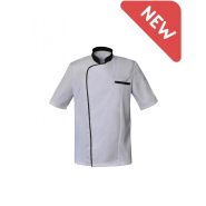 Veste restauration Mesh anti-bactérien anti-odeur manches courtes Zack 210 gr/m2 - VSTRSZCBC-SN02/MC_0