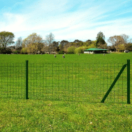 Vidaxl clôture euro acier 10x1,5 m vert 140567 Vidaxl clôture euro acier 10x1,5 m vert 140567