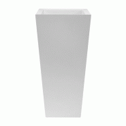 WellHome - Pot de fleurs « Collection Civic » 40x80cm coloris blanc - blanc plastique WH13657