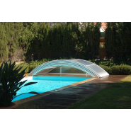 Abri piscine bas avec trappe XXL +  pour la pratique de vos activités aquatiques même en mauvais temps - SCORPIUS