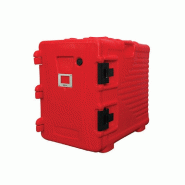 Armoire isotherme plastique rouge 90L 62x43x64cm