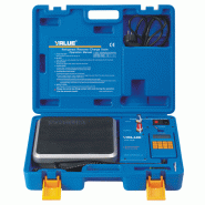 Balance électronique programmable avec électrovanne - 50 kg - coffret inclus - résolution 2 g