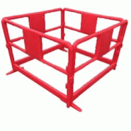 Barriere de chantier rouge bc 15- lot de 5 - ROUGE - rouge 0750122554393 Barriere de chantier rouge bc 15- lot de 5 - ROUGE - rouge 0750122554393