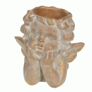 Cache pot Ange doré - Rond Ciment Amadeus 20x16 cm - doré ciment 3520071961545 Cache pot Ange doré - Rond Ciment Amadeus 20x16 cm - doré ciment 3520071961545