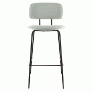 Chaise haute restaurant métal Chloé - Chaise haute restaurant métal Chloé -