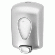 Distributeur manuel savon argent 700ml 14,5x22x10cm Distributeur manuel savon argent 700ml 14,5x22x10cm