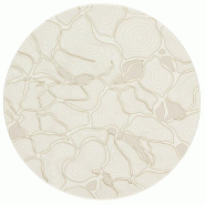 In Situ - Assiette Gold Cell plate en porcelaine diamètre 27 cm - boite de 6 - blanc porcelaine 052216