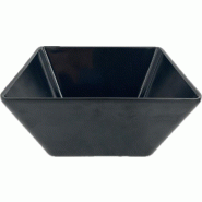 METRO PROFESSIONAL MPRO_Sq bol Mélamine 18cm_Noir_2pcs - noir matière synthétique 221647