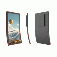 Moniteur tactile PCAP courbé en J 43" avec cadre LED - TDD-PTM-lfc430j - compatible touch à travers le verre