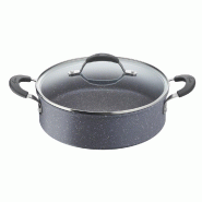 Sauteuse 26 cm Tempra Minéral -  420 cl Gris Rond Aluminium Lagostina 38.8x30.8 cm - 8002531993495