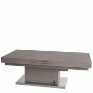 TABLE BASSE RELEVABLE EXTENSIBLE SETUP TAUPE
