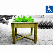 Table potagère en bois