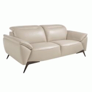 AC ANGEL CERDA Angel Cerdá Canapé 2 places en cuir taupe 6131C 191 x 107 x 102 - gris fourrure 8435631020981 AC ANGEL CERDA Angel Cerdá Canapé 2 places en cuir taupe 6131C 191 x 107 x 102 - gris fourrure 8435631020981