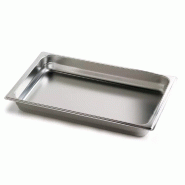Bac Gastronorm 1/1 standard en acier inoxydable 18/10, dimensions 530 x 325 x 20 mm, idéal pour les cuisines professionnelles HoReCa | Sammic - inox
