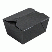 Boîte américaine The Pack carton nano micro 780 ml 11,3X9X6,3cm noir - par 500
