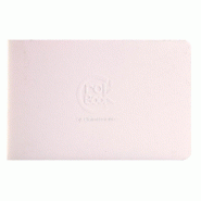 Clairefontaine Lot de 10 Bloc piqué Crok'Book de 24 feuilles de papier croquis blanc, 90 g/m², 17x11 paysage, couverture coloris ivoire - 3329680603