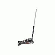 Cric hydraulique compact 2 tonnes aluminium/acier gris/silver 88-420 mm KS Tools - argenté aluminium KST3663389004525