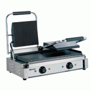 Grill contact électrique double plaques rainurée/lisse | Bartscher - A150673