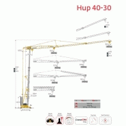 Grue gma - potain hup 40-30 - 4t Grue gma - potain hup 40-30 - 4t