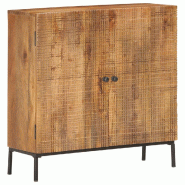 Helloshop26 - Buffet bahut commode armoire meuble de rangement organisateur cuisine salle de séjour salon 75 x 30 x 75 cm bois de 02_0029649 - Bois m
