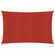 Helloshop26 - Voile d'ombrage 160 g/m² rouge 2 x 3,5 m PEHD 02_0009255 - rouge 3000500082725