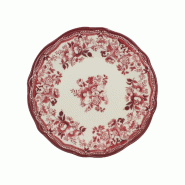 LEBRUN NOVASTYL Lot de 6 assiettes plates FAUSTINE en grès rose 26cm 2513160 - rose Grès 2513160 LEBRUN NOVASTYL Lot de 6 assiettes plates FAUSTINE en grès rose 26cm 2513160 - rose Grès 2513160
