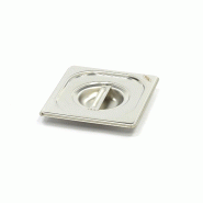 Maxima Couvercle gastronorm - 1/6 GN - acier inoxydable – 17.6 × 16.2 × 2.3 cm - AKS-09367755