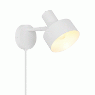 Nordlux Applique murale MATIS  Métal Blanc, H.17  IP20  E27 /  Intérieur - blanc métal 5704924024382