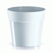 Prosperplast - Pot CUBE BASIC - 15,9x15,9x14,6 cm, blanc - blanc plastique polypropylène ZA3567