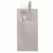 Serviette kangourou spunlace chocolat 40x45cm par 720
